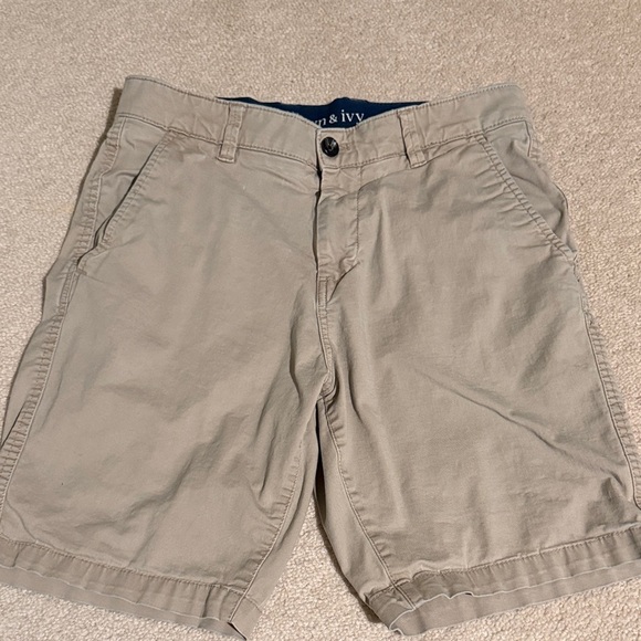crown & ivy Other - crown & ivy Men's Khaki Flat-Front Motion Flex Chino Shorts